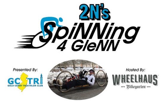 Gold Coast Triathlon Club Hosts “2N’s SpiNNing for GleNN” Fundraiser at Wheelhaus — Sat., April 11