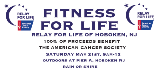 FITNESS FOR LIFE: Exercise Relay Event to Benefit American Cancer Society—SATURDAY