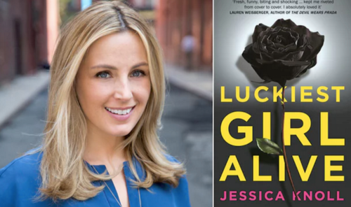 Jessica Knoll, author of Luckiest Girl Alive, will appear with Emma Donoghue at DeBaun Performing Arts Center on Sept. 22nd at 7 pm. 