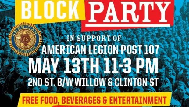 REBUILD: Block Party to Raise Funds for Hoboken American Legion Post 107 — SATURDAY, MAY 13th