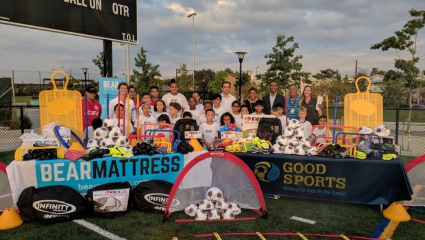 Bear Partners with Good Sports to Donate $30,000 in Equipment to Jersey City Soccer Program