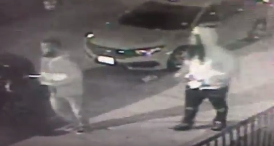 Image of the two individuals sought in connection with this case (taken from HPD video)