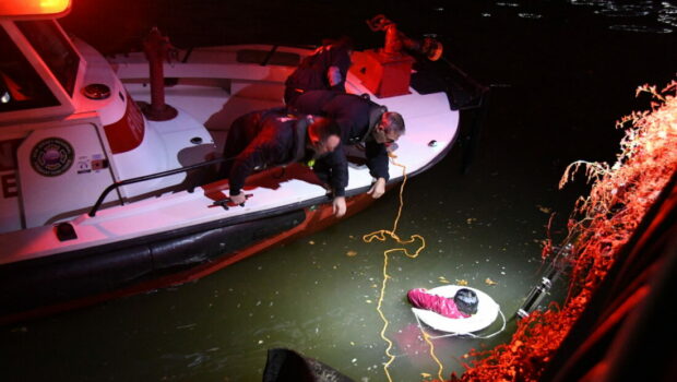 Hoboken Fire Department Involved in Dramatic Early Morning Water Rescue Off Pier C