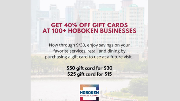 SHOP LOCAL, SAVE LOCAL: Hoboken Business Alliance Launches Gift Card Program to Invigorate Support for Local Businesses